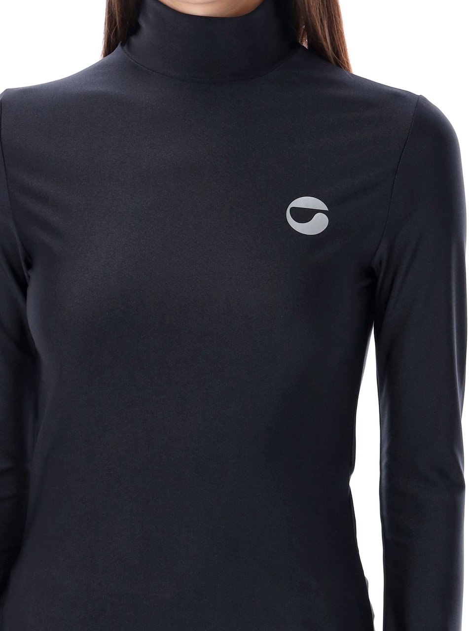 Coperni Second Skin Turtle Neck Nero Zwart