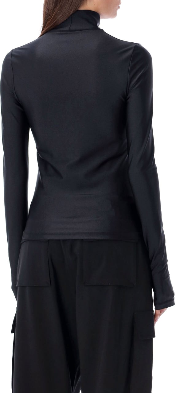 Coperni Second Skin Turtle Neck Nero Zwart