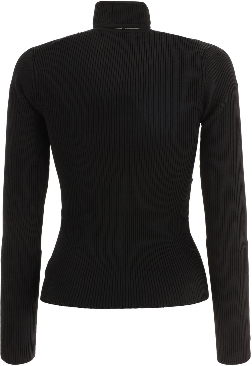 Coperni Turtleneck with cut-out Zwart
