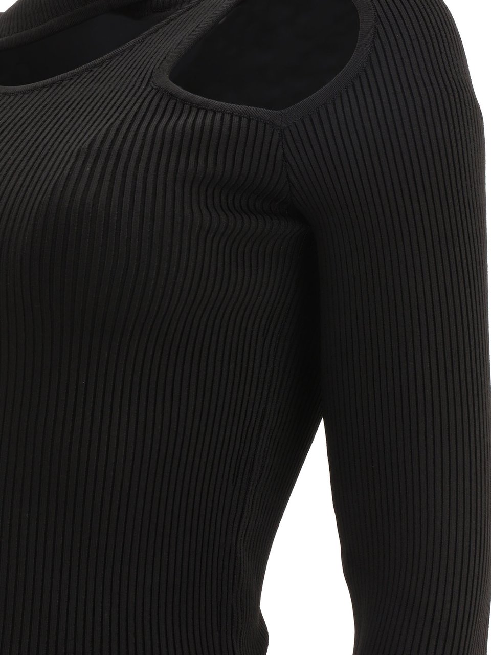 Coperni Turtleneck with cut-out Zwart