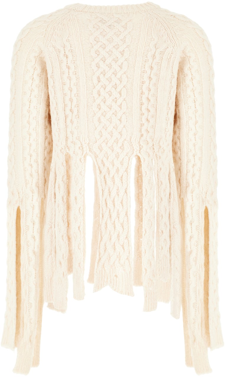 Coperni Coperni Ivory wool blend sweater Neutraal