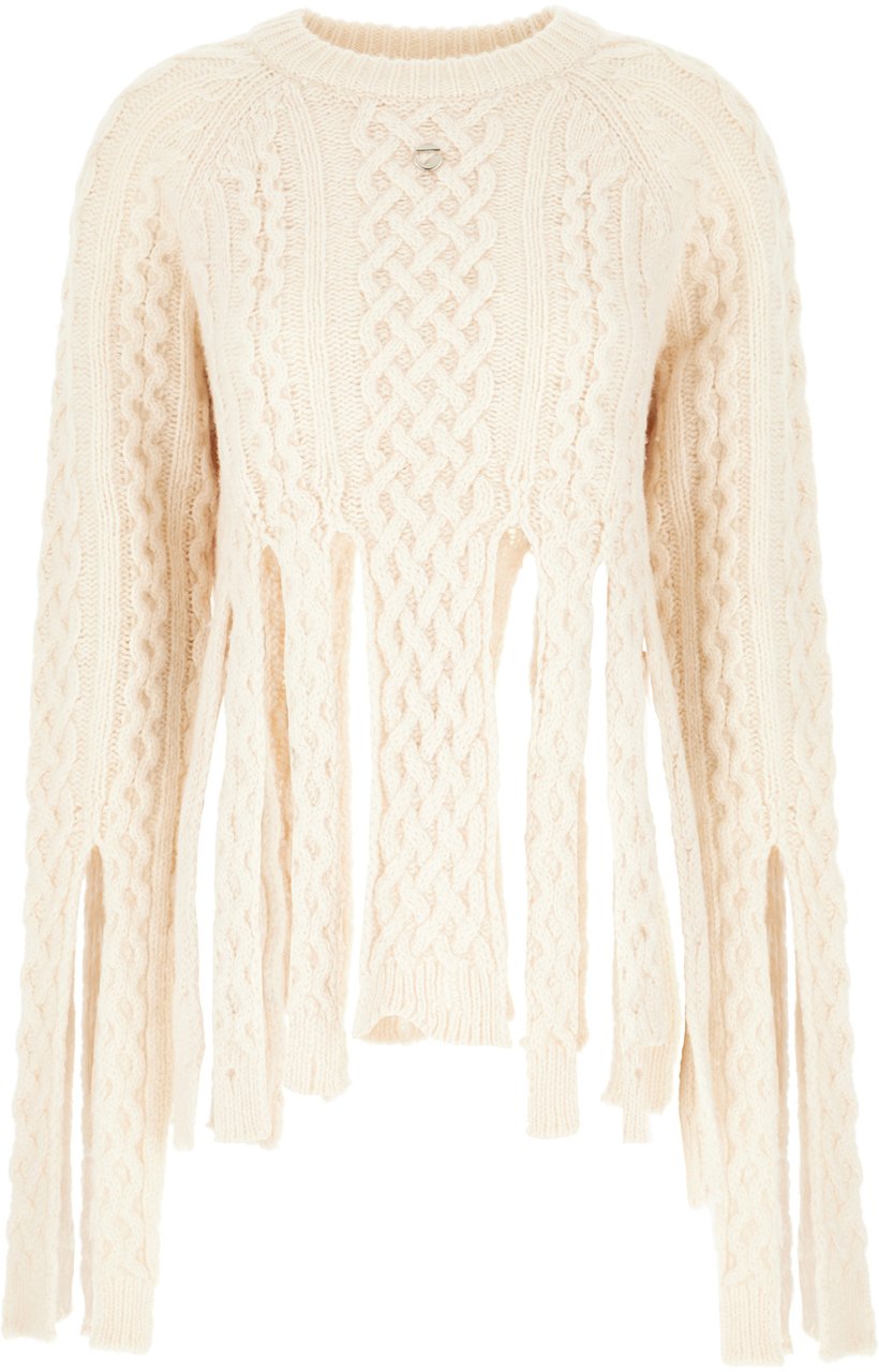 Coperni Coperni Ivory wool blend sweater Neutraal