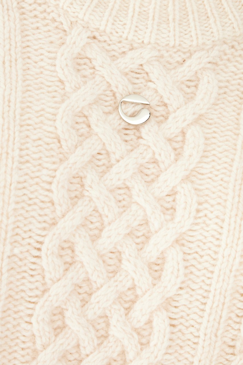 Coperni Coperni Ivory wool blend sweater Neutraal