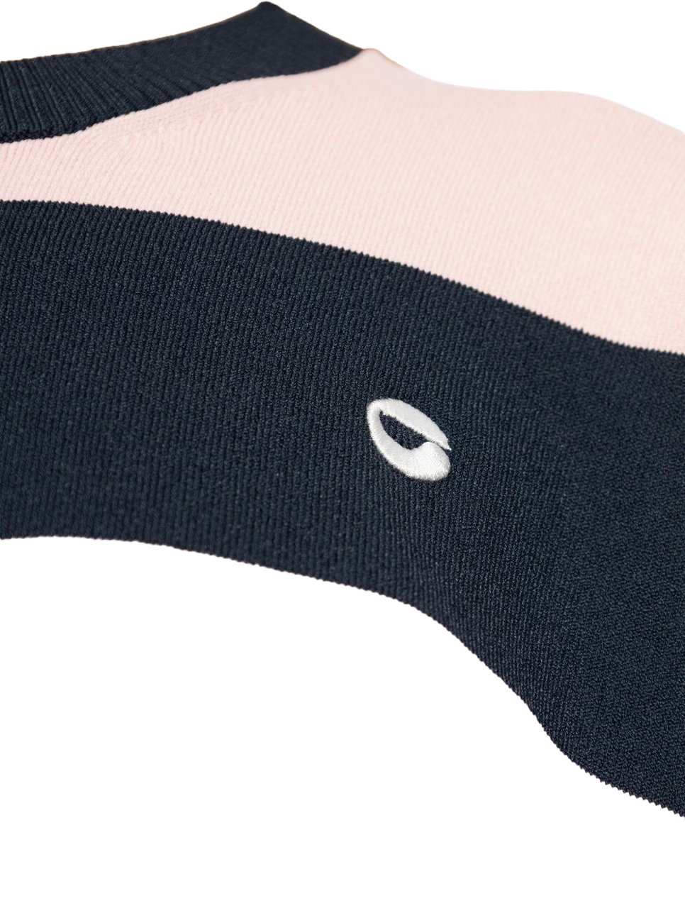 Coperni Wide Striped Long-Sleeved Top With Logo Detail Blauw