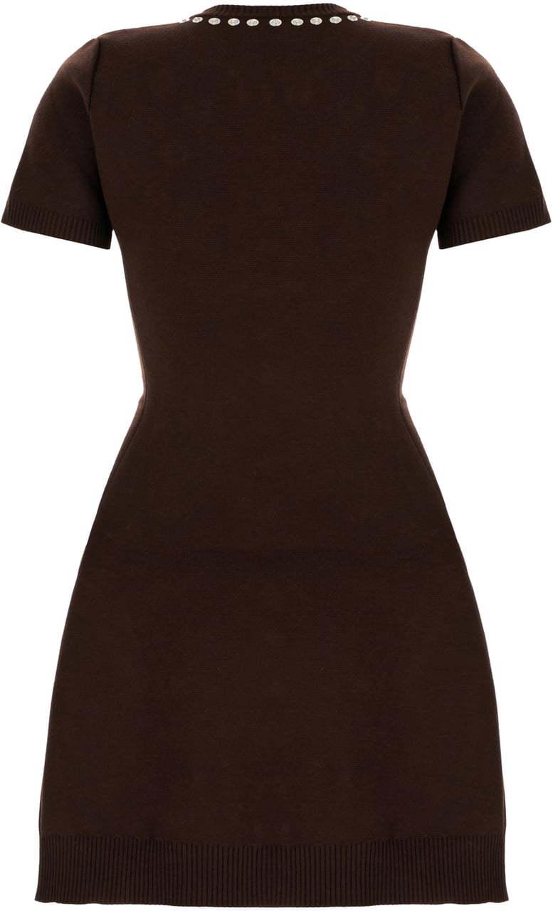 Coperni Coperni Chocolate viscose blend dress Bruin