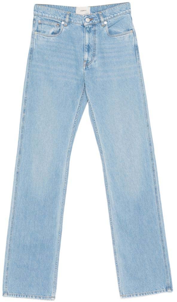 Coperni Trousers Blue Light Blauw