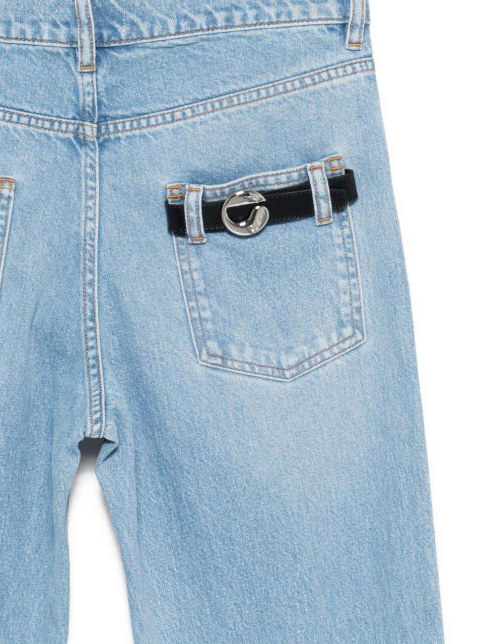 Coperni Trousers Blue Light Blauw