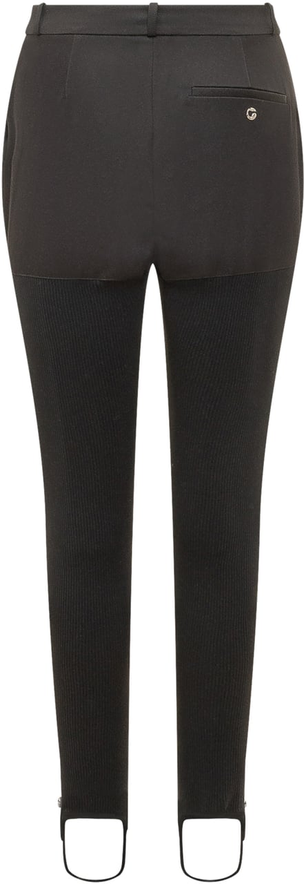 Coperni Pantaloni Con Staffa Zwart