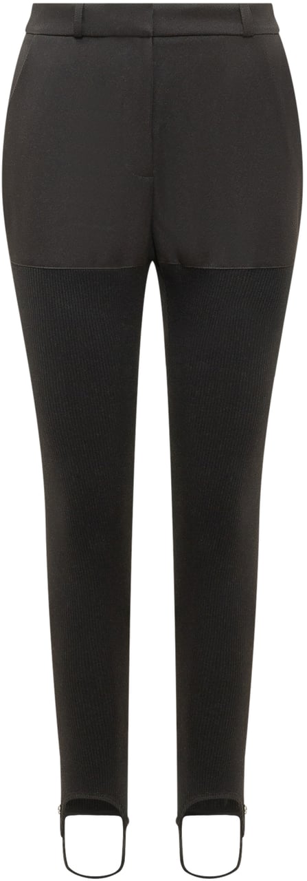 Coperni Pantaloni Con Staffa Zwart