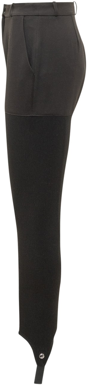 Coperni Pantaloni Con Staffa Zwart