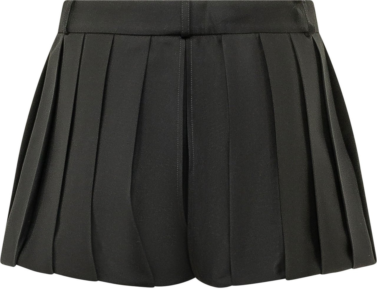 Coperni Shorts a Pieghe con Vita Alta Zwart