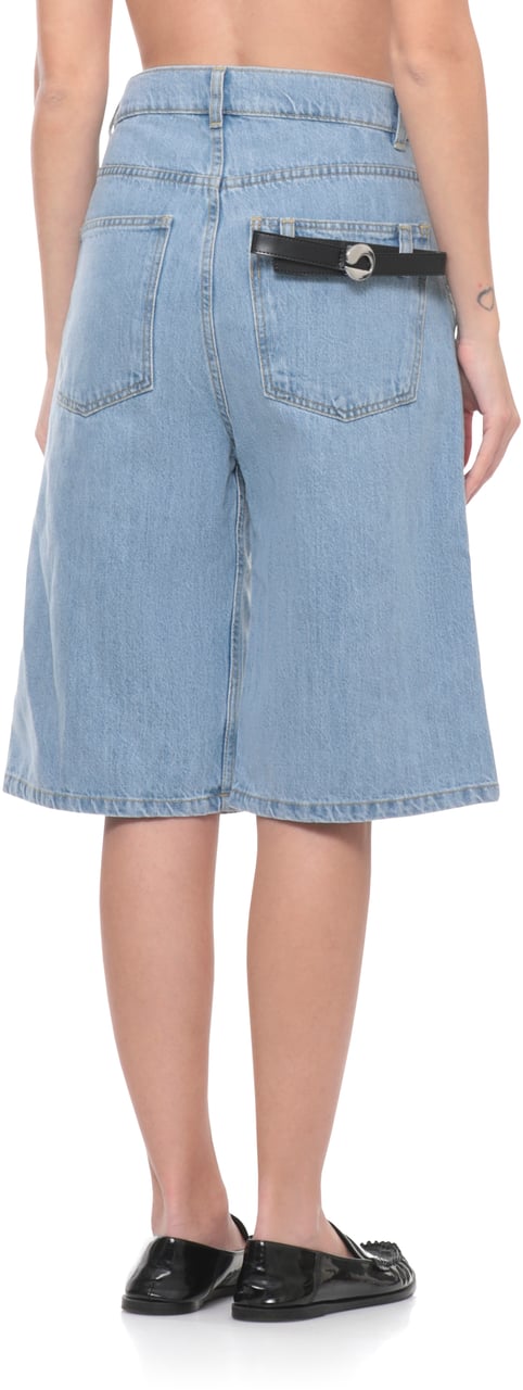 Coperni Shorts Light Blue Lichtblauw