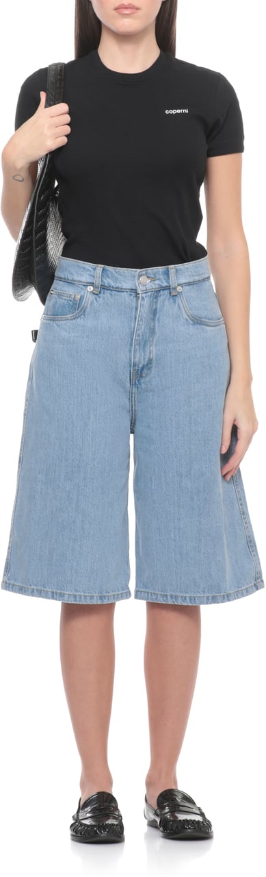 Coperni Shorts Light Blue Lichtblauw