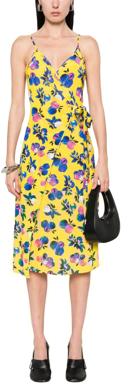 Coperni Dresses Print Yellow Apples Geel