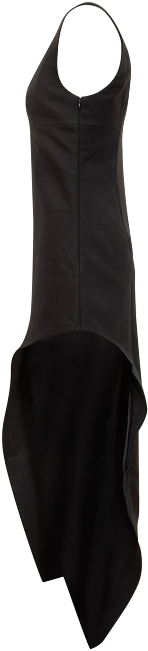 Coperni Abito a Coda con una Gamba Zwart