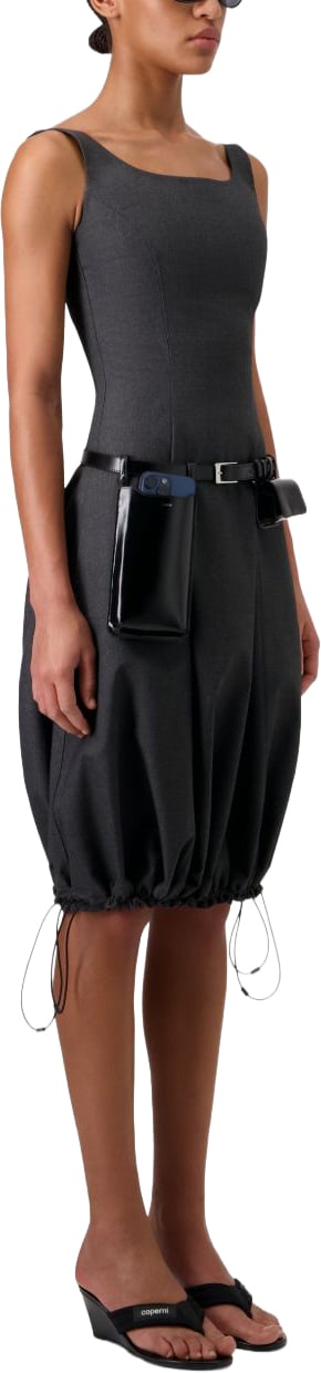 Coperni Dresses Grigio Donkergrijs