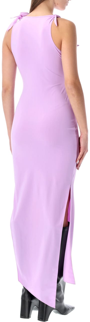 Coperni Flower Gown Purple Paars