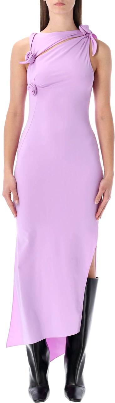 Coperni Flower Gown Purple Paars