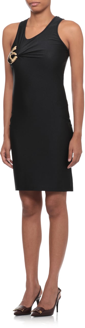 Coperni Dresses Black-Gold Zwart