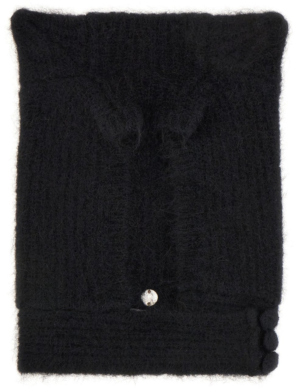 Coperni Coperni Black stretch wool blend balaclava Zwart