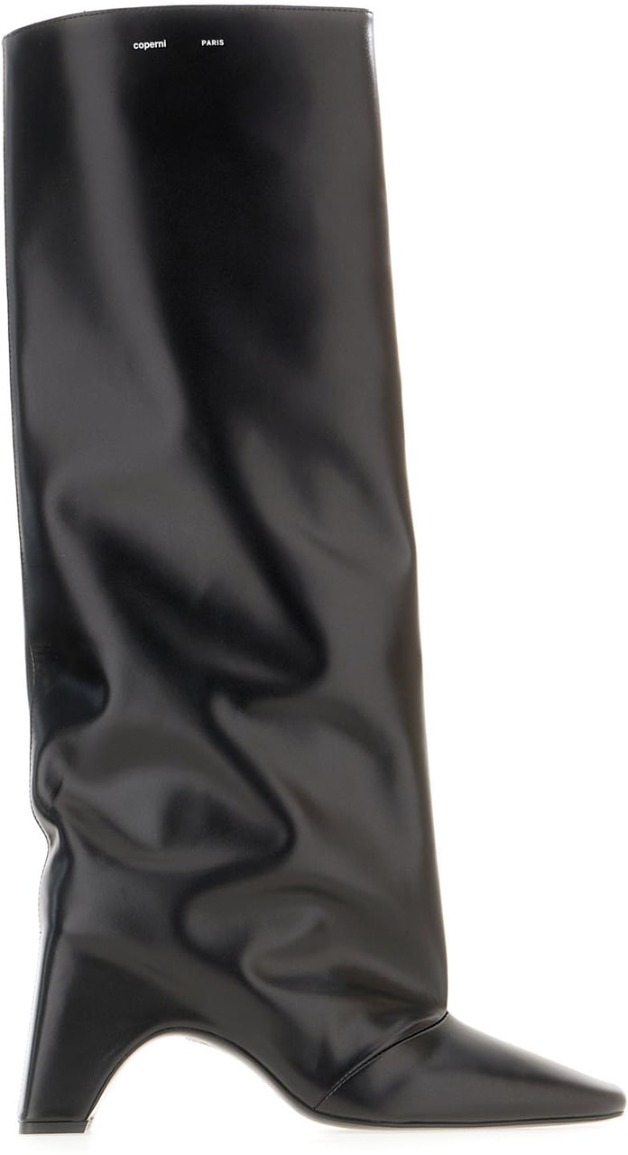 Coperni Coperni Black leather Bridge boots Zwart