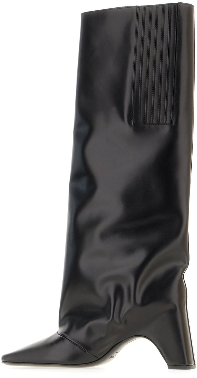 Coperni Coperni Black leather Bridge boots Zwart