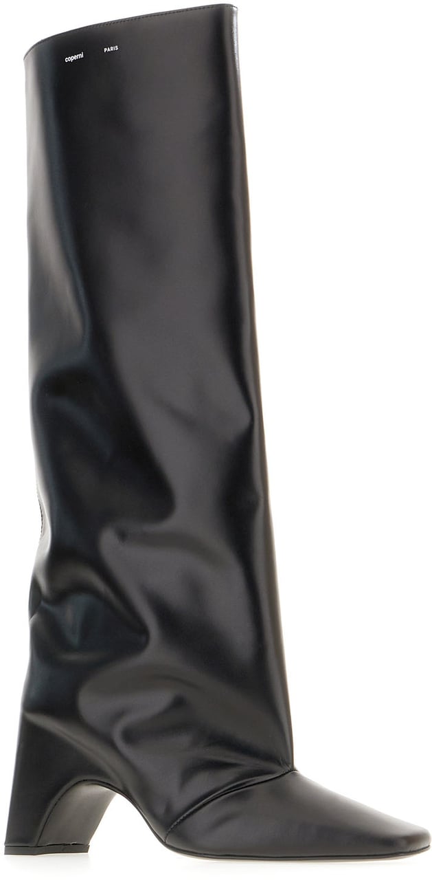 Coperni Coperni Black leather Bridge boots Zwart