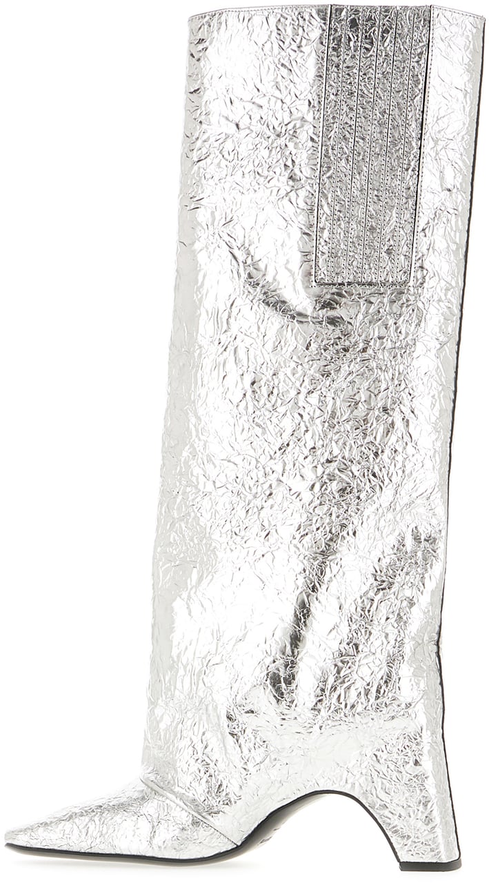 Coperni Coperni Silver leather Bridge boots Zilver