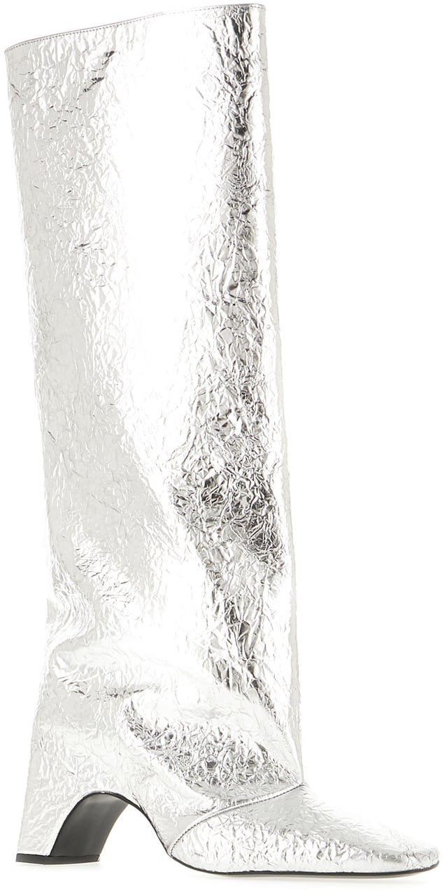 Coperni Coperni Silver leather Bridge boots Zilver