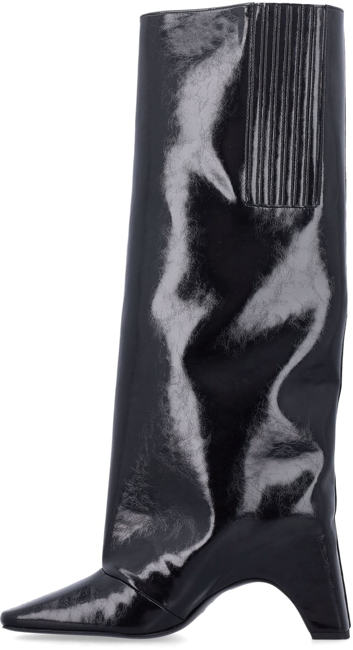 Coperni Bridge Boot Cactus Leather Nero Zwart