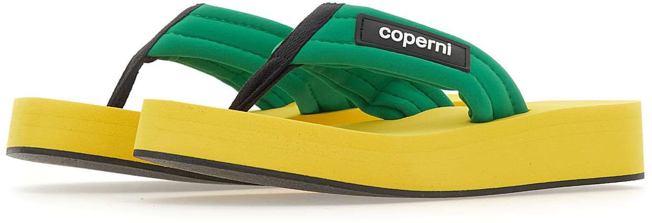 Coperni Sandals Multicolor Geel
