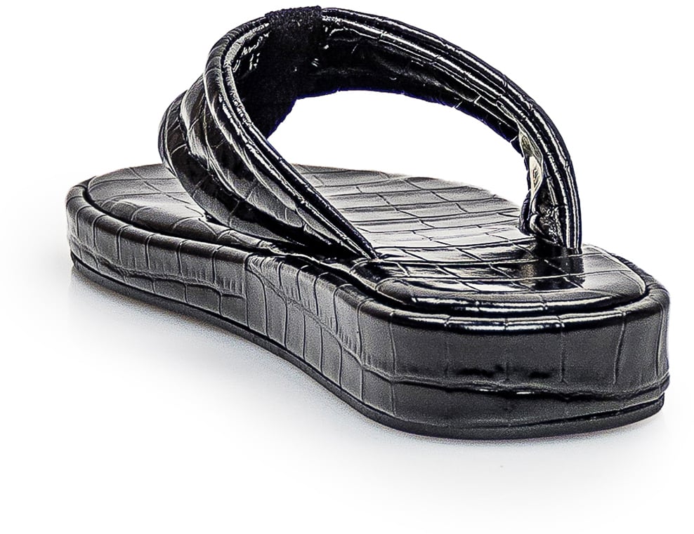 Coperni Flats in Pelle Zwart