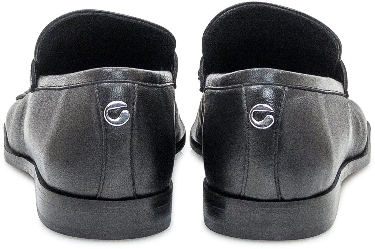Coperni Coperni Mocassini 5T in Pelle Nera Zwart