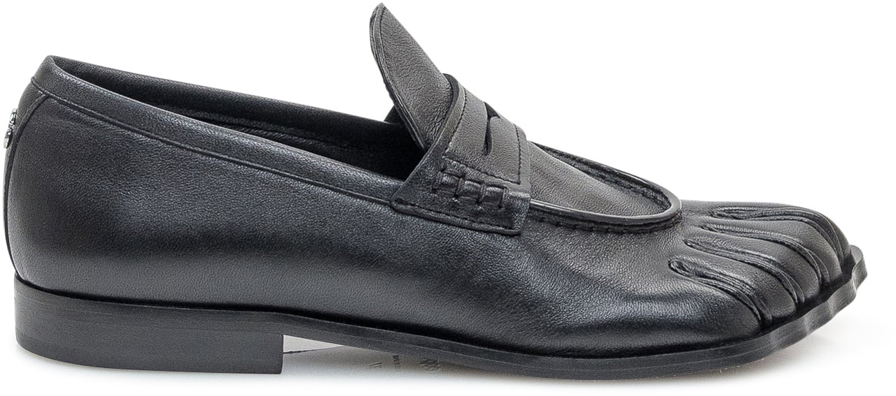 Coperni Coperni Mocassini 5T in Pelle Nera Zwart
