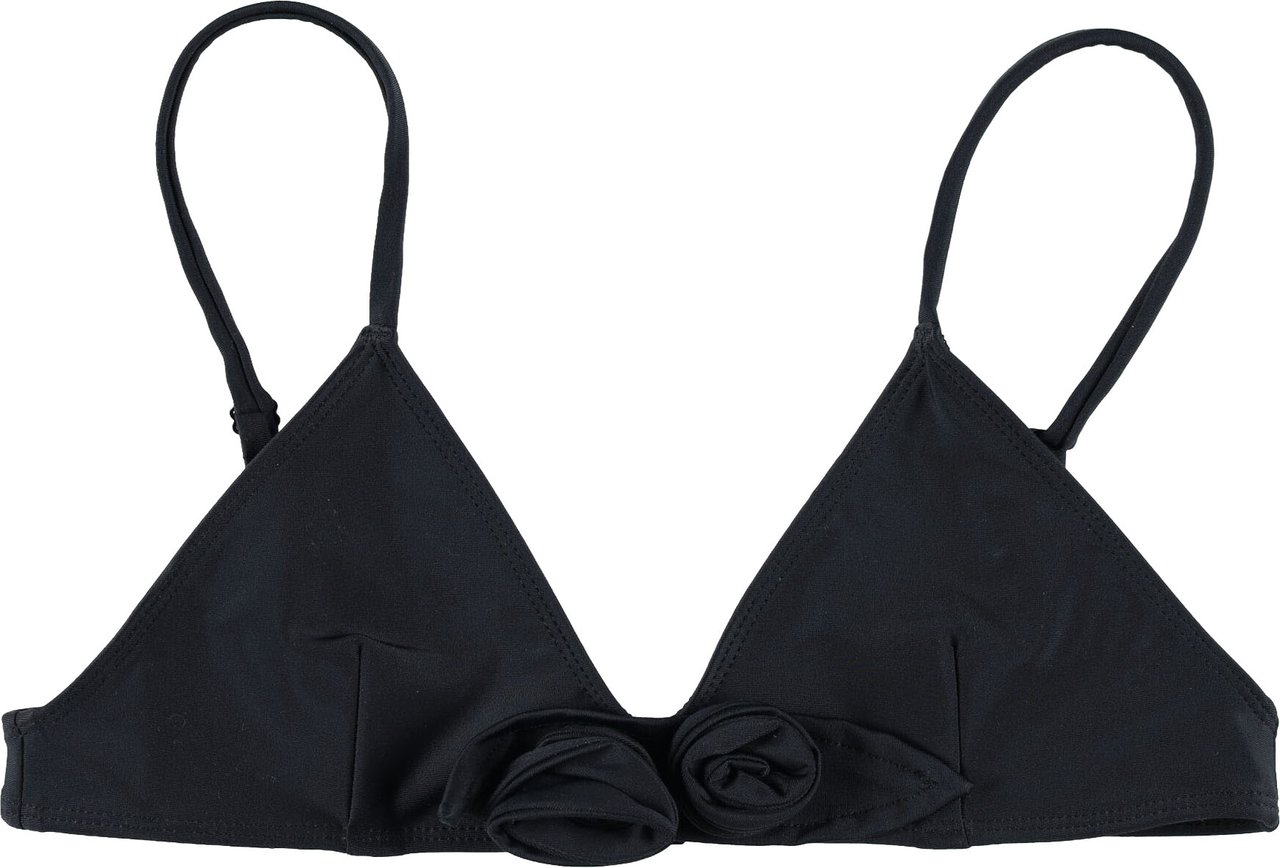 Coperni Coperni Flower detail bikini top Zwart