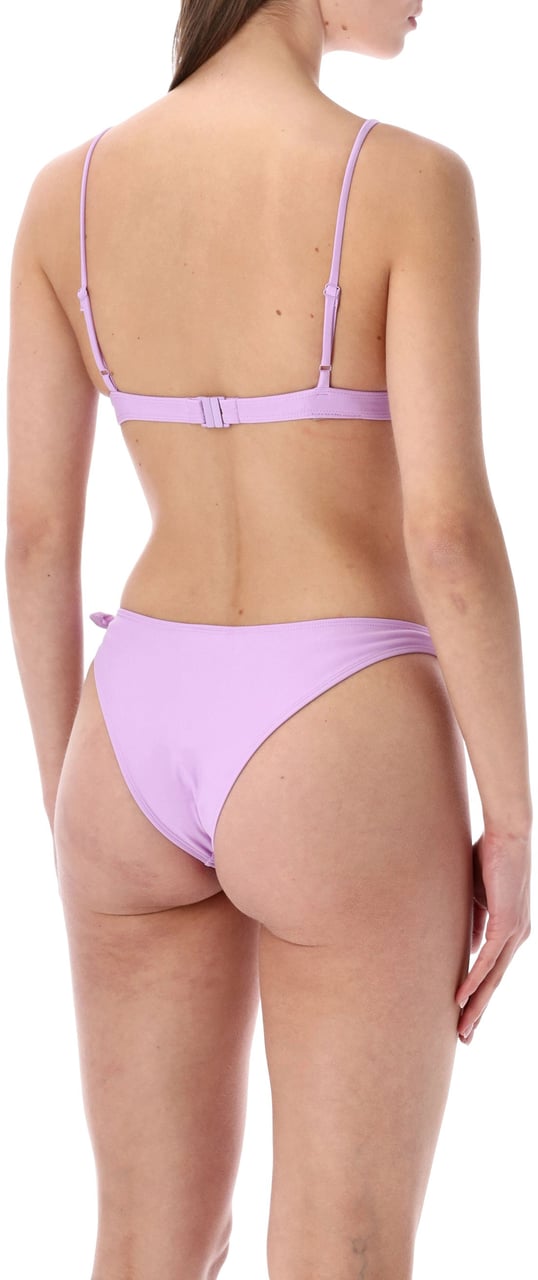 Coperni Flower Bikini Top Purple Paars