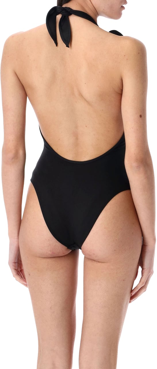 Coperni Flower Swimsuit Nero Zwart