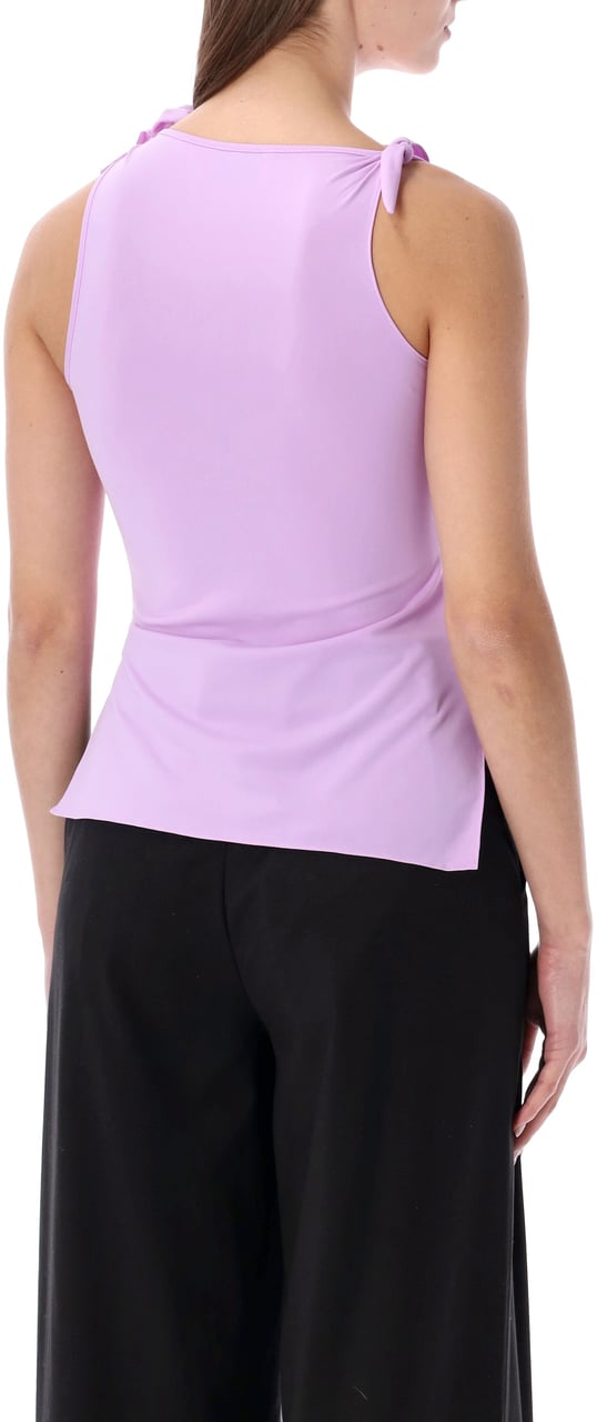 Coperni Flower Top Purple Paars