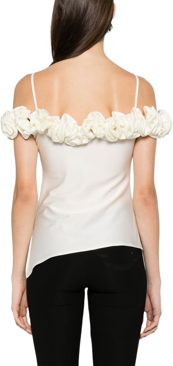Coperni Asymmetrical White Top Wit