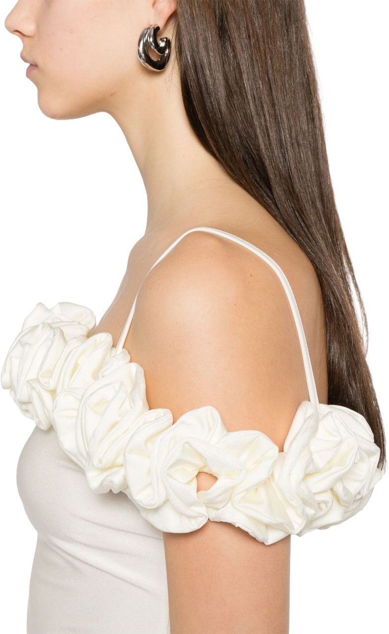 Coperni Asymmetrical White Top Wit