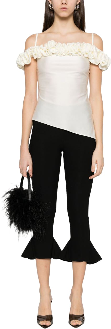 Coperni Asymmetrical White Top Wit
