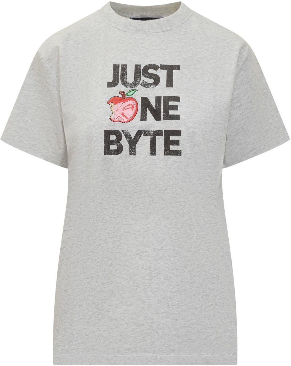 Coperni T-Shirt Justone Byte Boxy Grijs