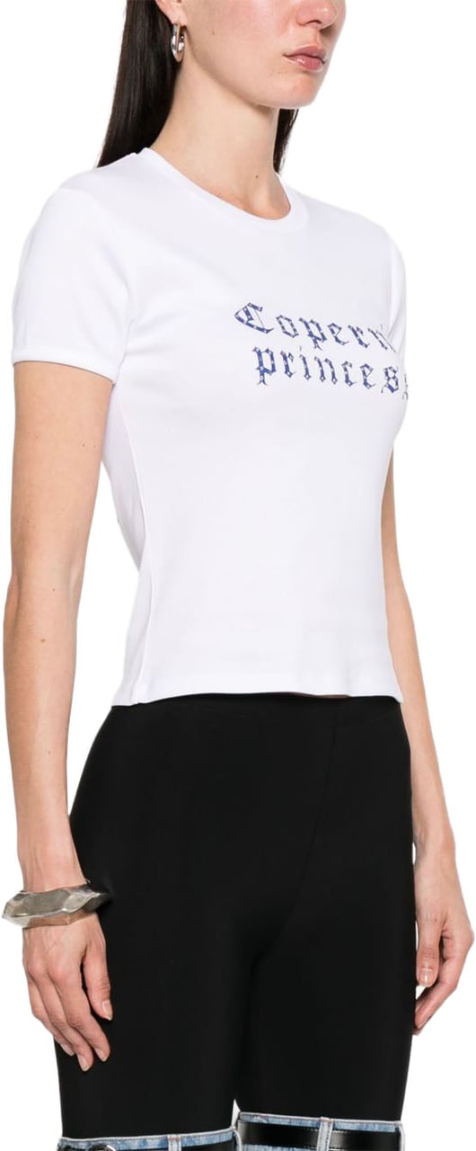 Coperni Fitted White Top Wit