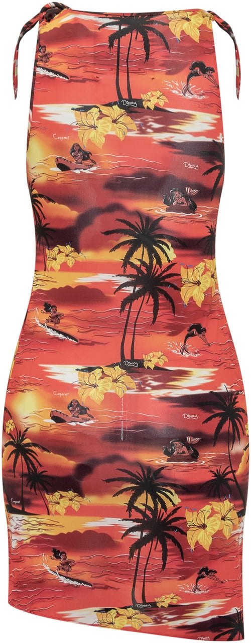 Coperni Abito Mini Tropical Rood