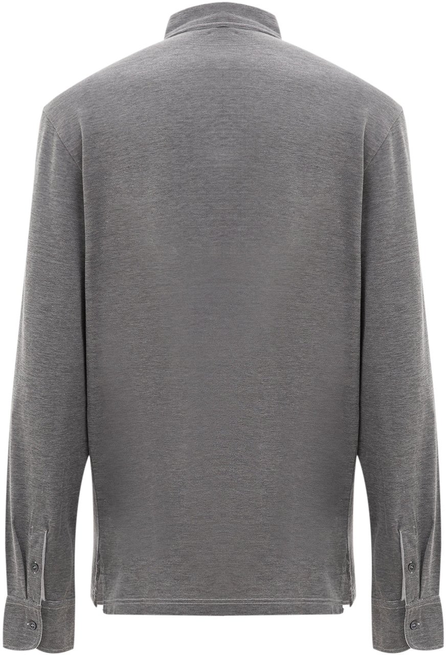 Corneliani Polo Shirts Grey Divers