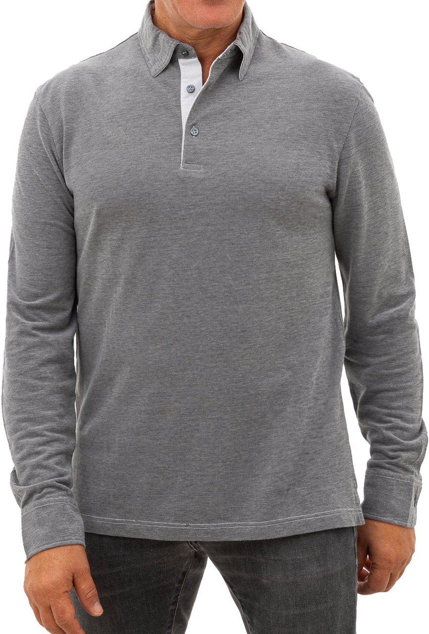Corneliani Polo Shirts Grey Divers
