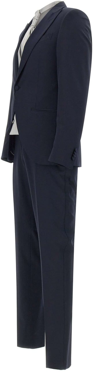 Corneliani Dresses Blue Blauw