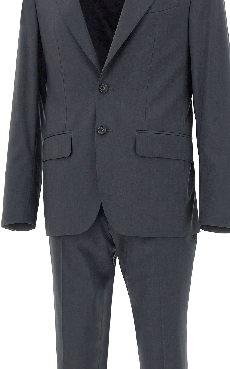 Corneliani Dresses Grey Donkergrijs