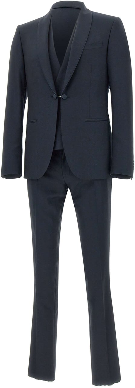 Corneliani Dresses Blue Blauw