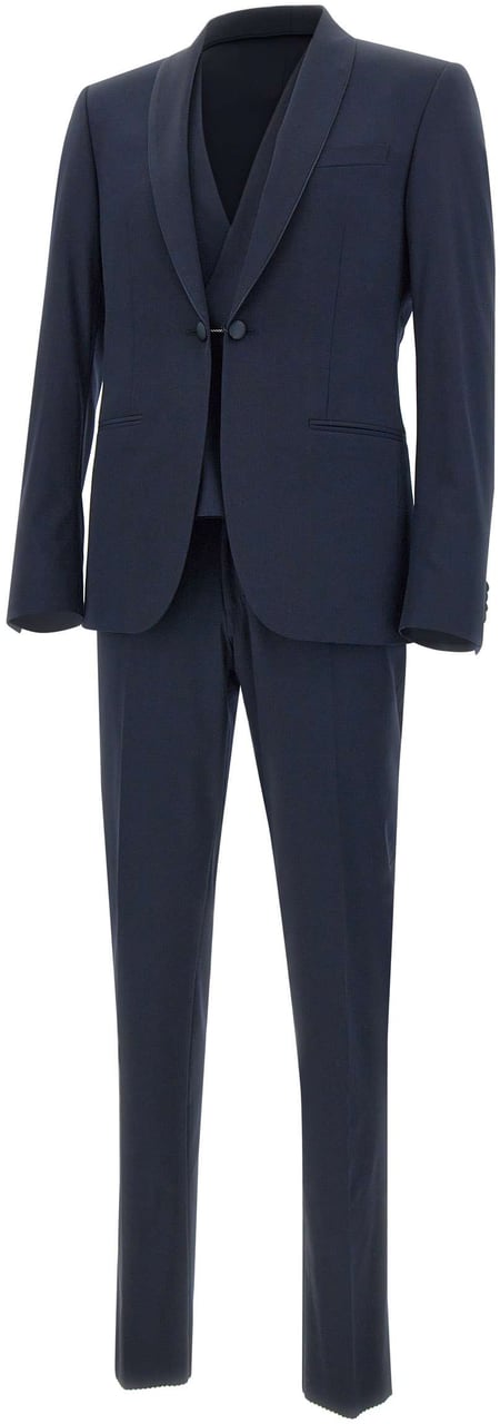 Corneliani Dresses Blue Blauw